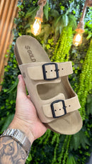 Sandália S Gold 100% Couro – Conforto e Estilo Premium